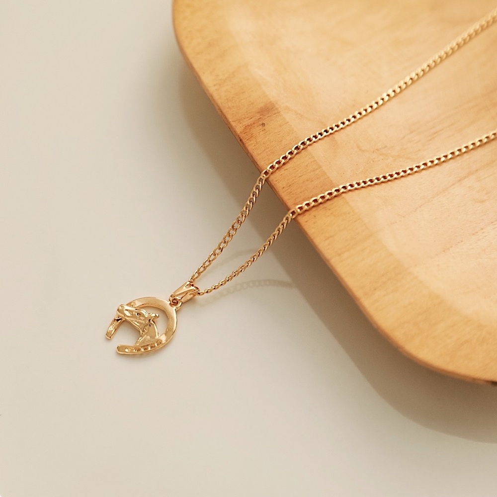 Horseshoe Equestrian Necklace - Picture 6 of 8